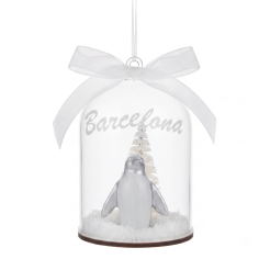 Barcelona Dome Snowy Penguin