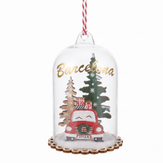 Cúpula Barcelona Coche Navideño