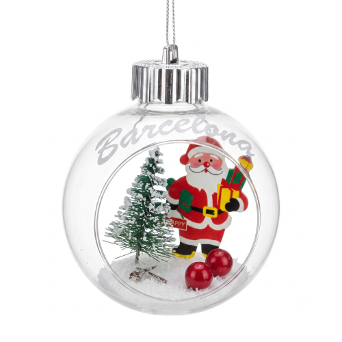 Bola de Barcelona Papá Noel Nevado