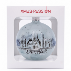 Bola de Navidad de Barcelona - Blue Skyline