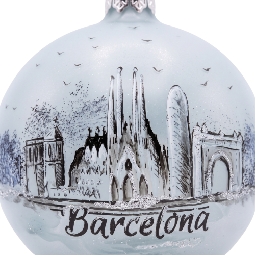 Bola de Navidad de Barcelona - Blue Skyline