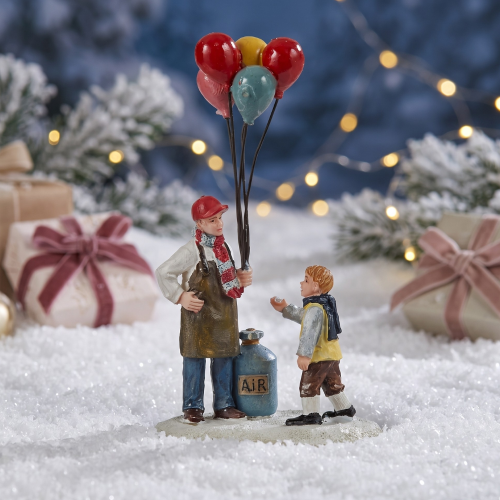 Fair ground selling balloons