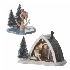 Sauna ritual battery operated 2 pieces
