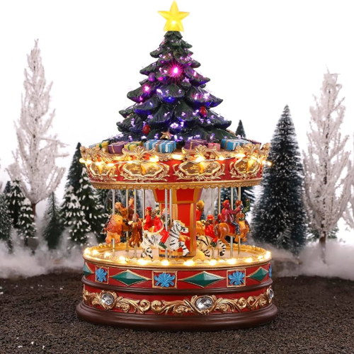 Carousel with Christmas tree Luville