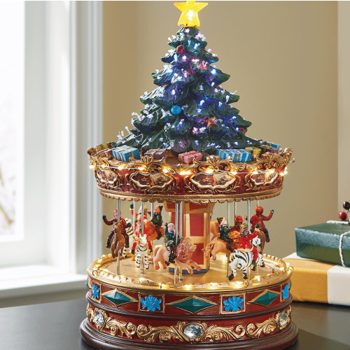 Carousel with Christmas tree Luville