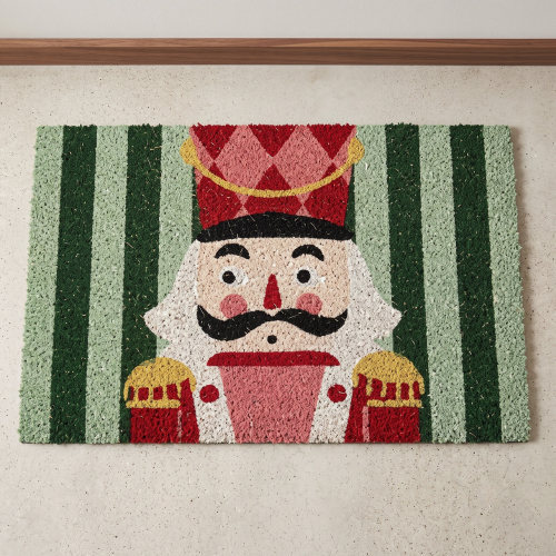 Doormat nutcracker green