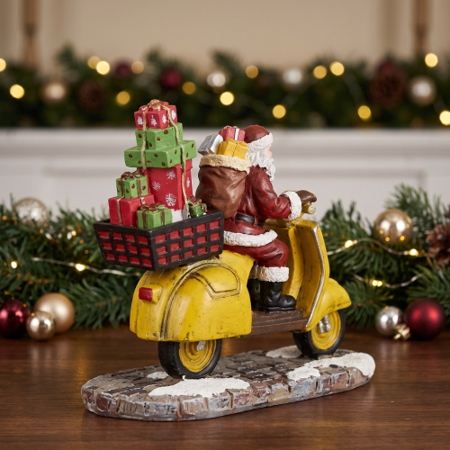 Luville Santa is in a Hurry Battery Operated