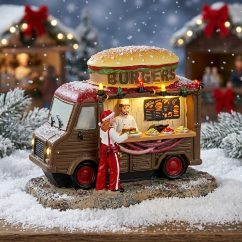 Foodtruck burgers battery operated
