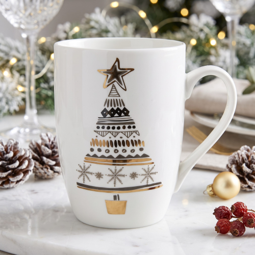Christmas tree mug