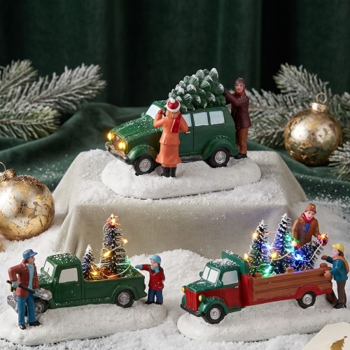 Car with tree 3 assorted display battery operated