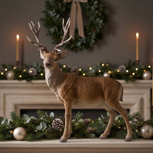 Decoración ciervo marrón