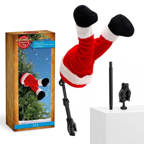 Santas legs red