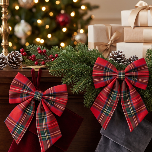 Lazo Decorativo Navideño Pack de 2