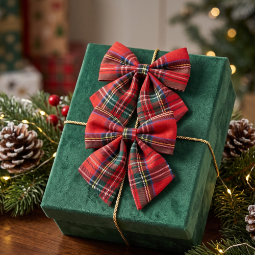 Lazo Decorativo Navideño Pack de 2