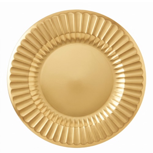 Bajoplatos de Cartón Reciclable Dorados