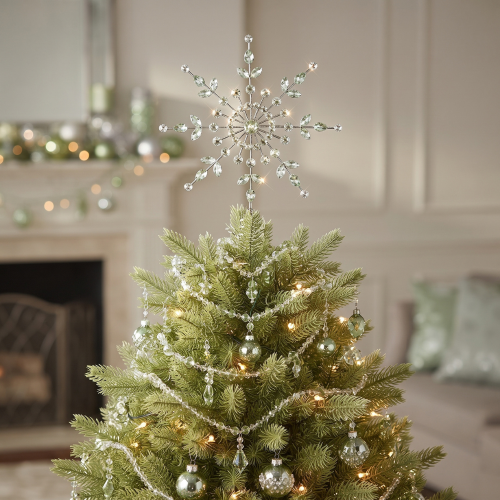 Puntero / Estrella para Árbol de Navidad Verde Claro