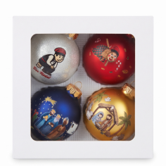 Pack 4 Bolas con Tradiciones Catalanas