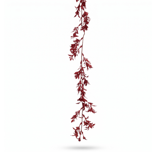 Garland leaves red 180cm
