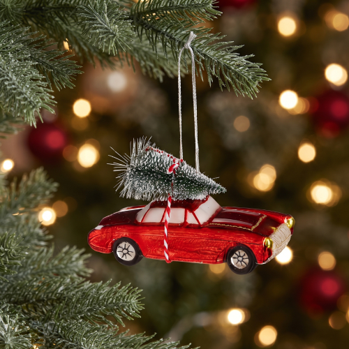 Ornament car red