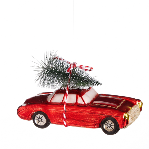 Ornament car red