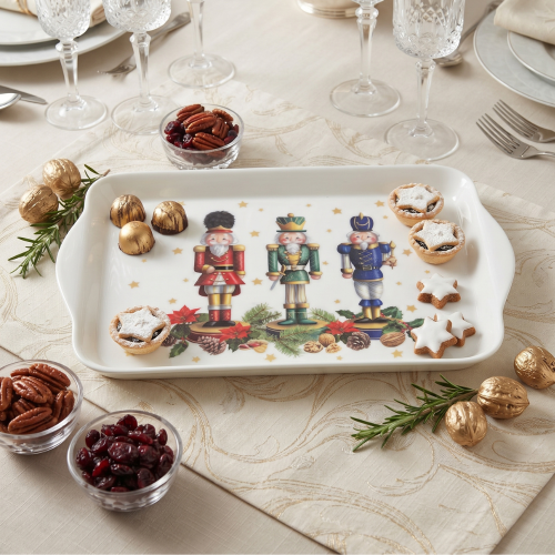 Bandeja Navideña "Bearded Nutcracker" (13,21 cm)