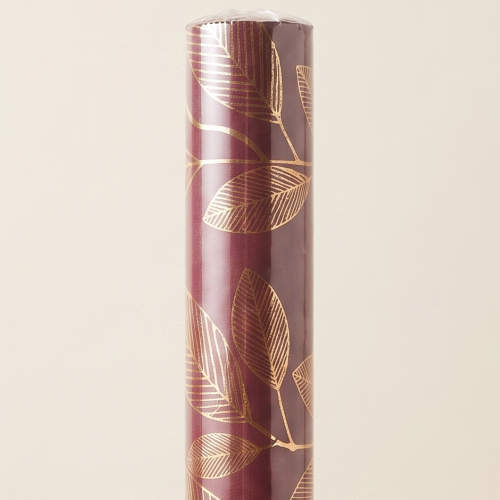 Samt-Tischläufer / Tischdecke mit Goldblättern