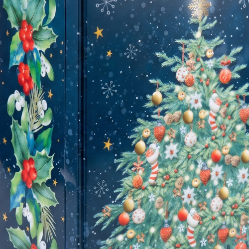 Caja Metálica Multiusos árbol de navidad