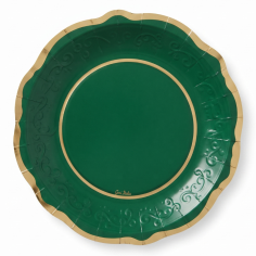Set mit 8 kompostierbaren Papptellern