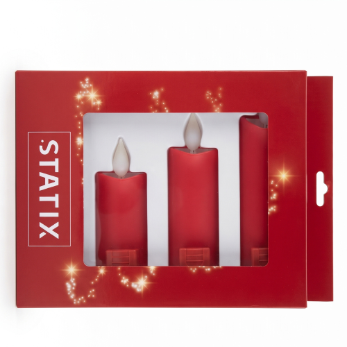 Velas Red LED Adhesive Statix