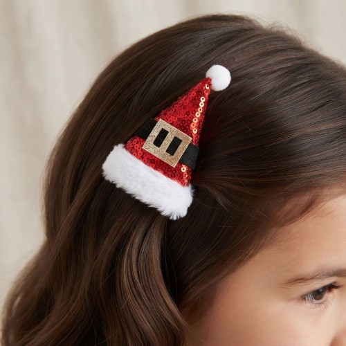 Clip Gorro de Papá Noel Rojo