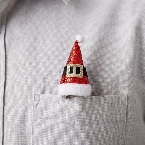 Clip Gorro de Papá Noel Rojo