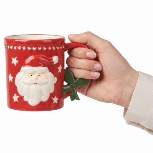 Taza de Dolomita Papá Noel Rojo