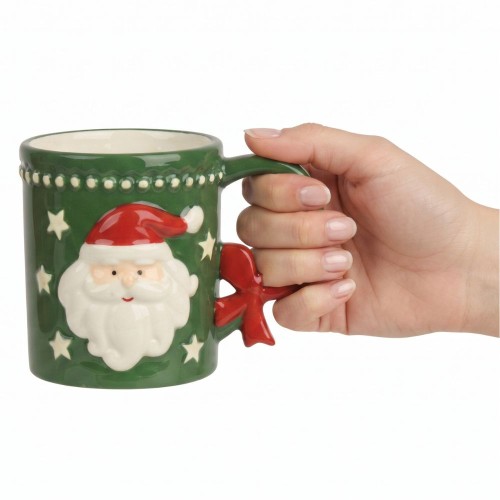 Dolomite Mug Green Santa Claus