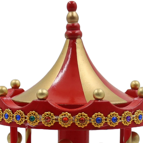 Caja de Música Tiovivo Rojo