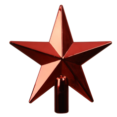 Puntero de Árbol en Forma de Estrella Roja