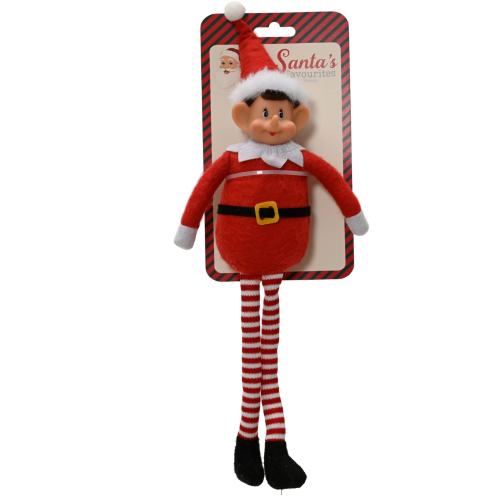 Muñeco Elfo Navideño de Piernas Largas