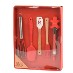 Set de Utensilios de Repostería Navideña
