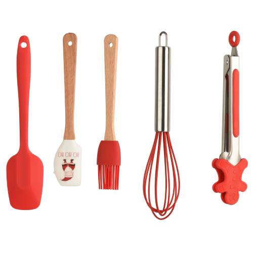 Set de Utensilios de Repostería Navideña