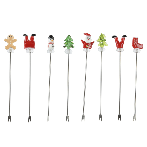 Set de Pinchos de Cóctel en Acero Inoxidable