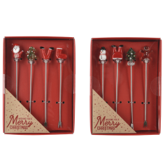 Set de Pinchos de Cóctel en Acero Inoxidable