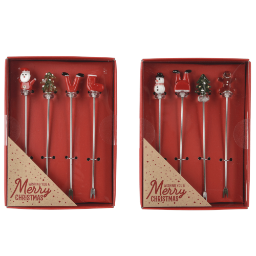 Set de Pinchos de Cóctel en Acero Inoxidable