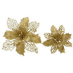 Flor de Pascua con Clip 2 Surtidos