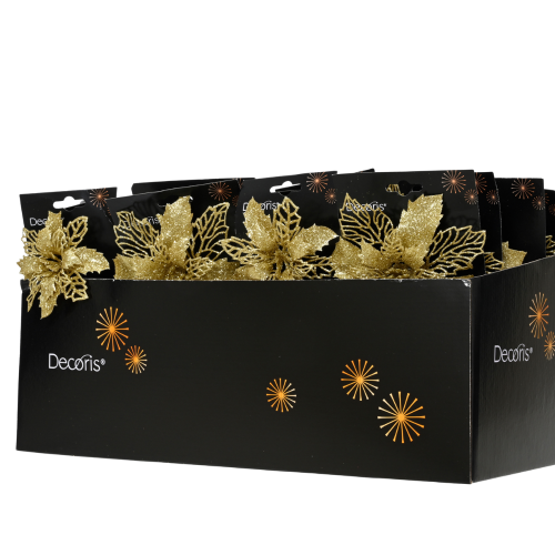 Flor de Pascua con Clip 2 Surtidos