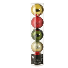 Set de Bolas Navideñas Irrompibles 15cm