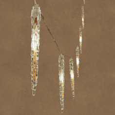 Cortina de Luces Carámbano con Temporizador 360 x 18 cm