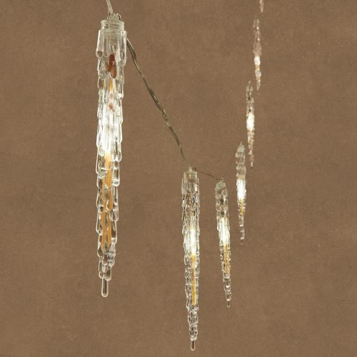 Cortina de Luces Carámbano con Temporizador 360 x 18 cm
