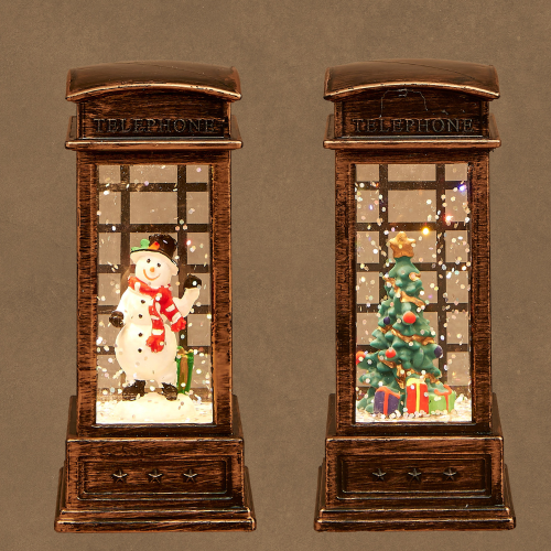Figura de Muñeco de Nieve con Luz LED 2 uds