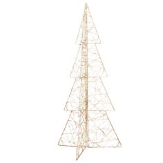 Árbol de Navidad Artificial Champagne Iluminado