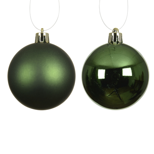 Set de 4 Bolas Navideñas Verde