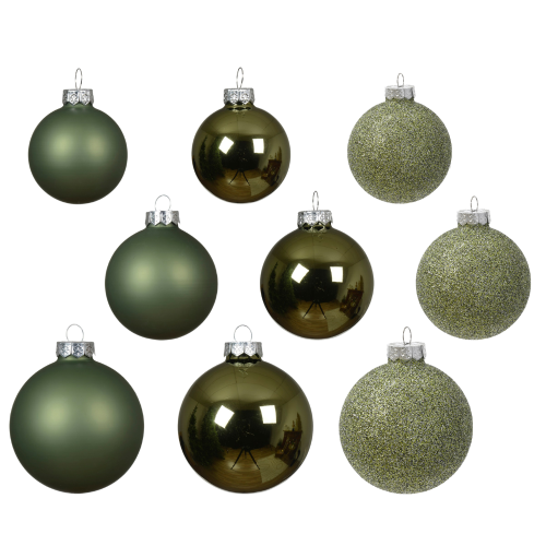 Set de 21 Bolas de Cristal Verde
